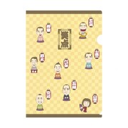 林家木久扇師匠の記念グッズ「クリアフォルダ」。