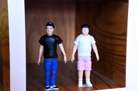 展示・販売されているソフビ。