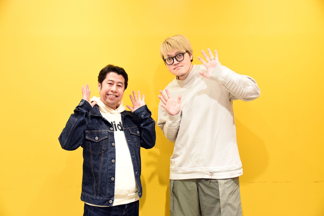 ウエストランド井口（左）と飯塚大悟（右）。