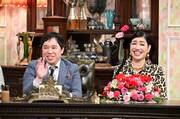 「探偵！ナイトスクープ」に出演する、霜降り明星せいや局長代理、アンミカ顧問。(c)ABCテレビ