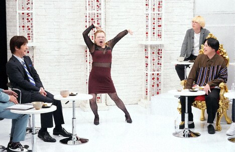 お抹茶SPネタを披露するゆめちゃん。