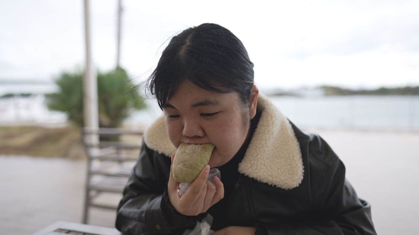 食べるあんり。