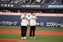 マウンドに登場したライス。（写真提供：BS松竹東急）