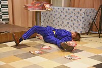 床に倒れ込むサツマカワRPG。