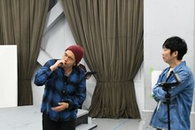 見取り図・盛山が参加した稽古の様子。