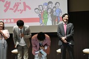 ドラマ部希望の新入社員に頭を下げる八嶋智人と沢村一樹。