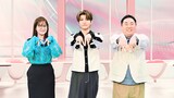 テレビ朝日「M:ZINE」より林美桜アナウンサー、若井滉斗（Mrs. GREEN APPLE）、塚地武雅（ドランクドラゴン）。(c)テレビ朝日