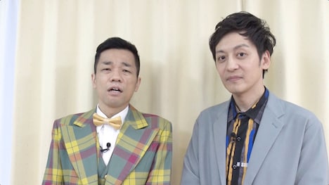 COWCOW多田(左)ととろサーモン村田(右)。