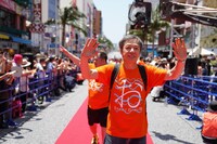 レッドカーペットの様子。