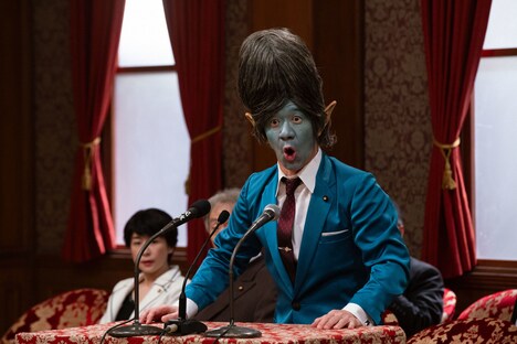 「宇宙人総理」の新作も2年ぶりに放送。(c)NHK