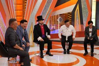 左から、サンドウィッチマン、髭男爵・山田ルイ53世、アンタッチャブル。(c)テレビ朝日