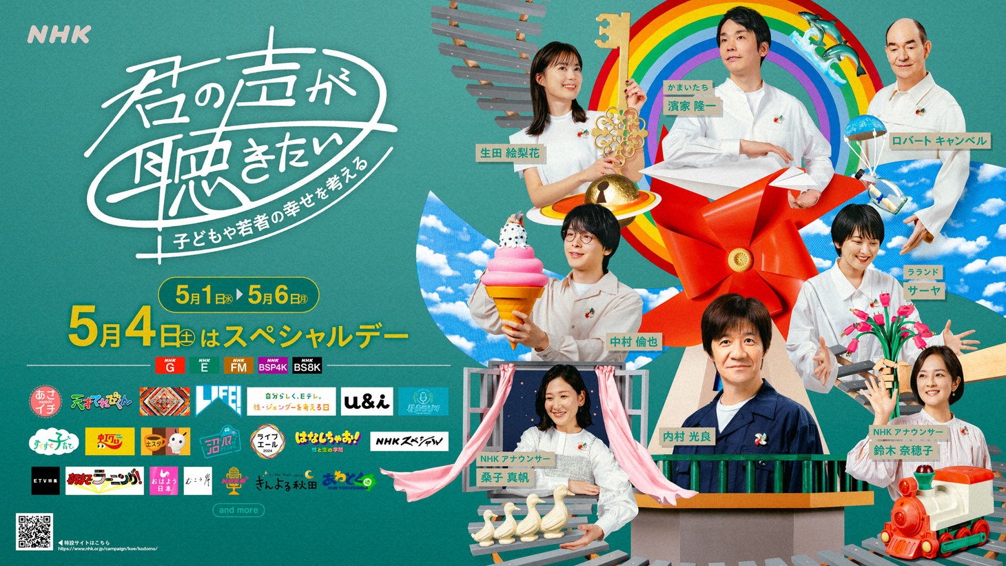 「君の声が聴きたい」プロジェクトのキービジュアル。(c)NHK