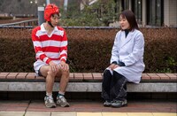 左からラバーガール大水、吉住。(c)日本テレビ