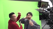 「ラストウォー:サバイバル」CM撮影中のかまいたち。