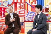 ハライチ澤部と杉山真也アナ。(c)TBS / 撮影：加藤春日