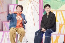 左から、よゐこ濱口と川西拓実。(c)フジテレビ