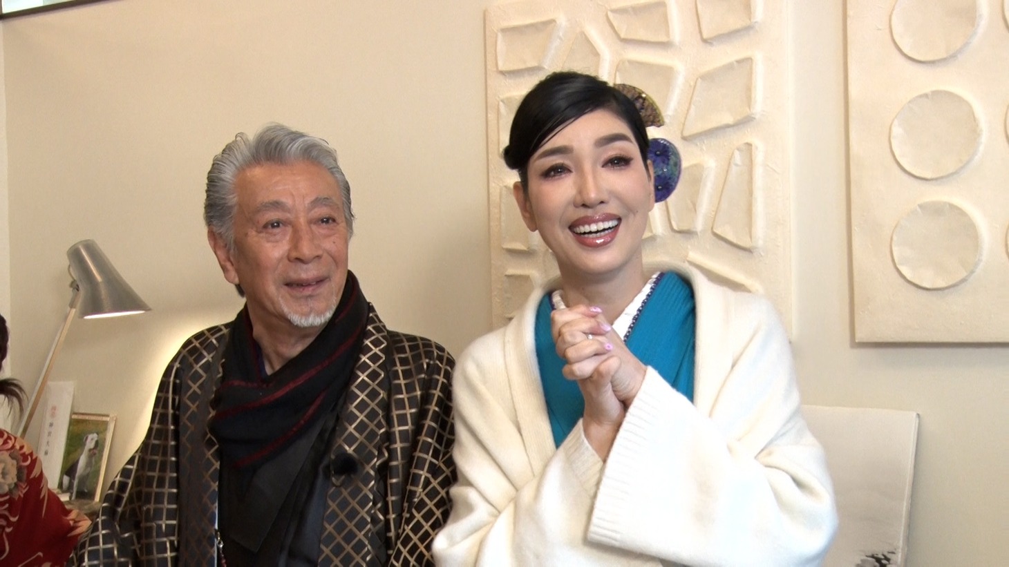 左から、高田純次、アンミカ。(c)テレビ朝日