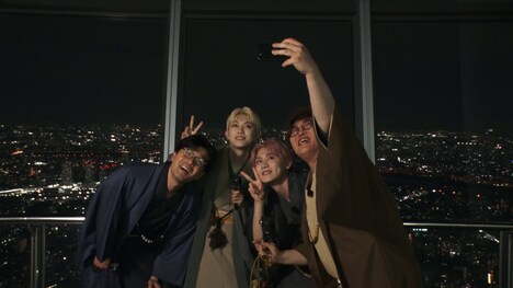 「マユリカのずっとキュンダチ～友情深める男4旅～」のワンシーン。(c)テレビ朝日