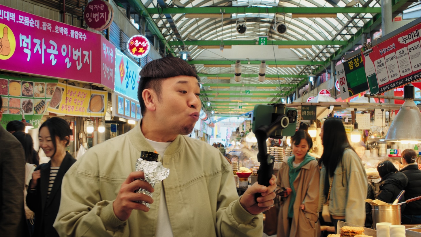 レイクの新テレビCM「韓国」編より。