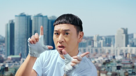 レイクの新テレビCM「韓国」編より。