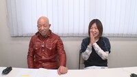 バイきんぐ小峠と大久保佳代子。(c)フジテレビ