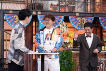 左からマユリカ、さらば青春の光・森田。(c)読売テレビ