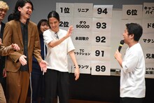 最後までキャプテンバイソン西田の肌質のよさをイジるウエストランド井口（右）。