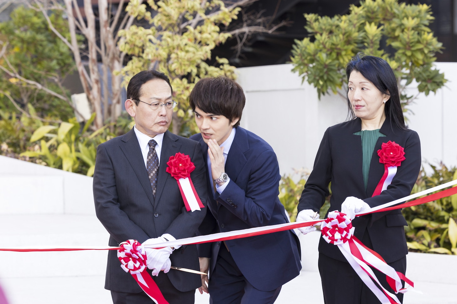 「キッコーマン豆乳」CM中の様子。