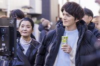 「キッコーマン豆乳」CM中の様子。