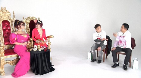 叶姉妹とダイアン。(c)ABCテレビ