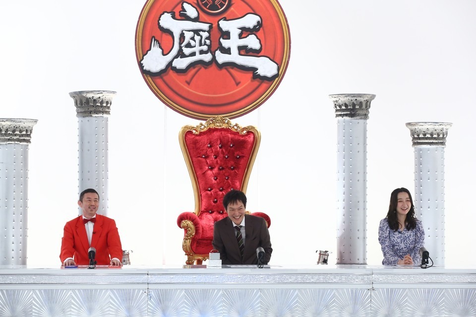 お～い！久馬、千原ジュニア、竹上萌奈アナウンサー。(c)関西テレビ