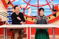 左から東野幸治、中島めぐみアナウンサー。(c)関西テレビ