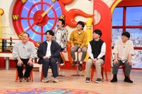 左からサルゴリラ、しずる、ライス。(c)関西テレビ