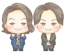 「Sketch Yoshimoto」見取り図のイラスト。