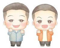 「Sketch Yoshimoto」チョコレートプラネットのイラスト。