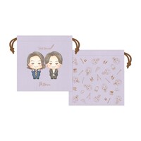 巾着ポーチ（見取り図）