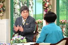 綾小路きみまろと黒柳徹子。(c)テレビ朝日