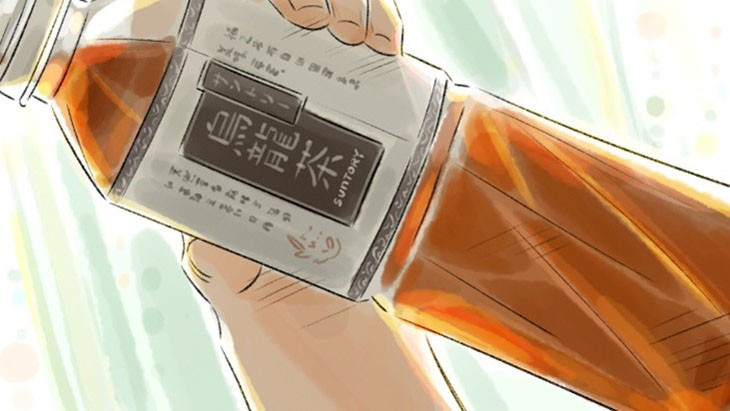 2010年に放送されたCM「ごはんの幸福・小籠包」編のイラスト。