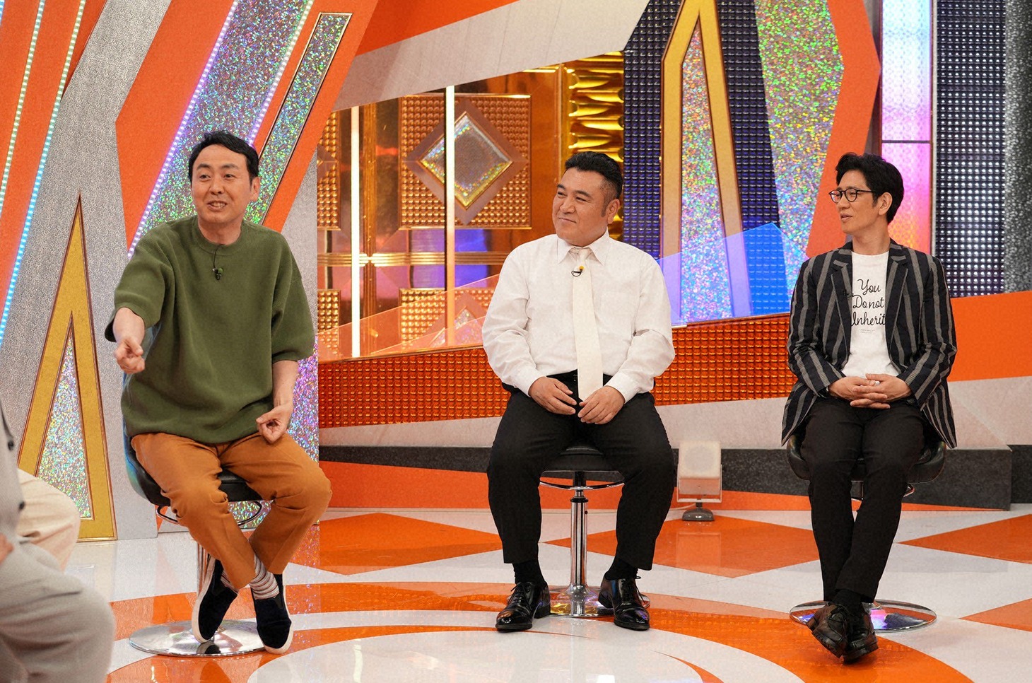 アンガールズ田中とアンタッチャブル。(c)テレビ朝日