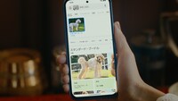 Webドラマ「喫茶ピクセル」のワンシーン。