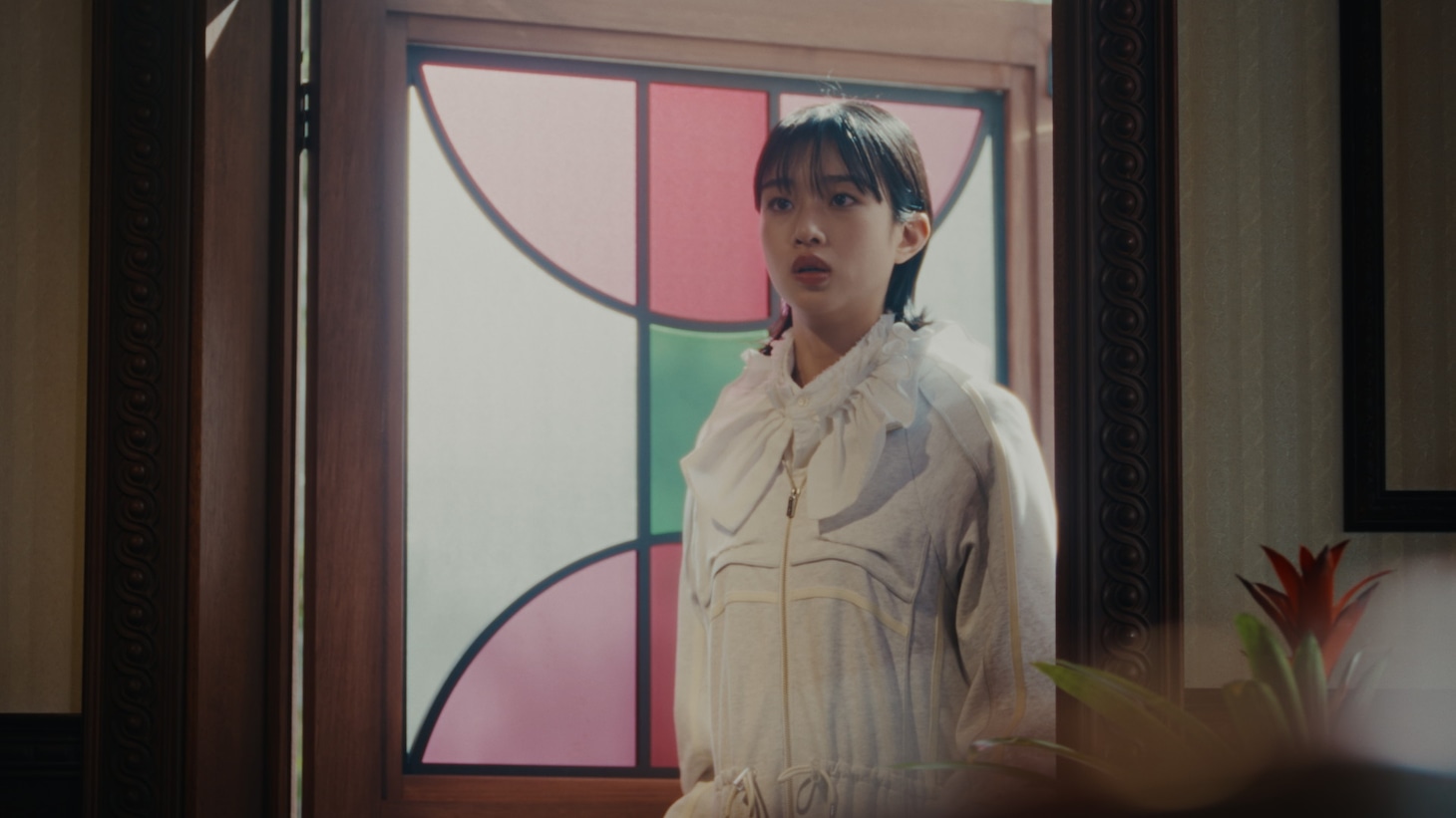 Webドラマ「喫茶ピクセル」のワンシーン。