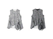 「【くっきーコラボ】TUCK GATHER SLEEVELES TOP」