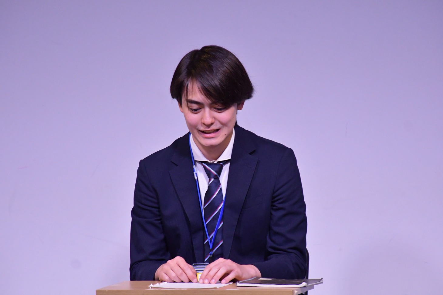 「ワタナベ次世代プロジェクト『笑学祭』」予選の様子。