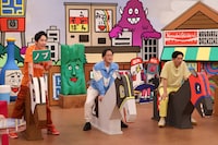 「火曜は全力！華大さんと千鳥くん」のワンシーン。(c)関西テレビ