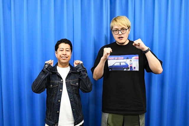 ウエストランド井口と飯塚大悟。