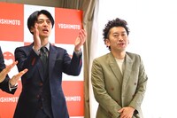 シゲカズですプロデュースによる記者会見の様子。