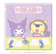らじおんチャンとクロミが共演したイラスト。