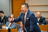 日本大ボケ党の党首・とにかく明るい安村。(c)日本テレビ