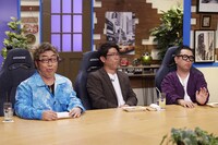 左から、コロッケ、原口あきまさ、兼光タカシ。(c)ABCテレビ