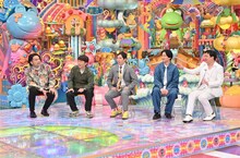 左から、見取り図・盛山、三四郎・小宮、霜降り明星せいや、相席スタート山添、カカロニ栗谷。(c)テレビ朝日